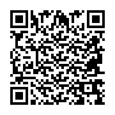 Codice QR per il numero di telefono +2694769847