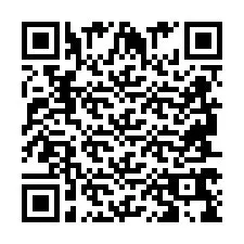 Codice QR per il numero di telefono +2694769849