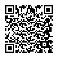 Codice QR per il numero di telefono +2694769872