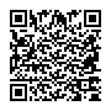 Código QR para número de telefone +2694770487