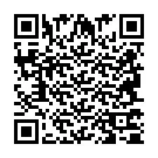 Código QR para número de telefone +2694770512