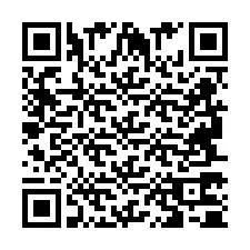 Código QR para número de teléfono +2694770586