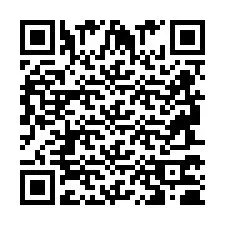 QR Code pour le numéro de téléphone +2694770601