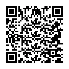 Código QR para número de telefone +2694770627