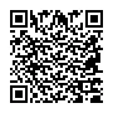 Código QR para número de teléfono +2694770647