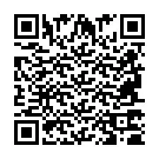 QR-код для номера телефона +2694770687