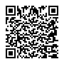 Código QR para número de teléfono +2694770704