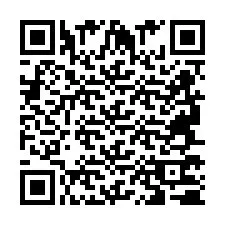 QR-код для номера телефона +2694770723