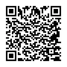 QR-code voor telefoonnummer +2694770767