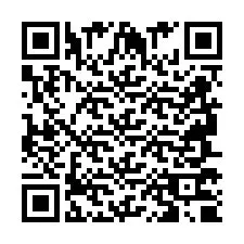 Codice QR per il numero di telefono +2694770834