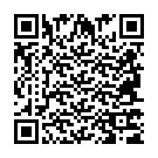 QR-код для номера телефона +2694771643