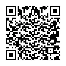 QR-code voor telefoonnummer +2694771833