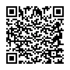 QR-код для номера телефона +2694772061