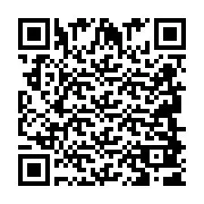 Código QR para número de teléfono +2694881634