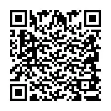 QR-code voor telefoonnummer +2694883308