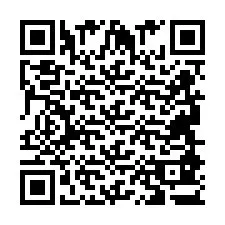 Codice QR per il numero di telefono +2694883387