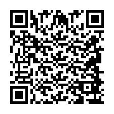 Codice QR per il numero di telefono +2694886329