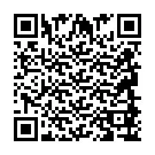 Código QR para número de teléfono +2694886701