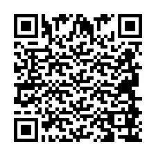 Codice QR per il numero di telefono +2694886743