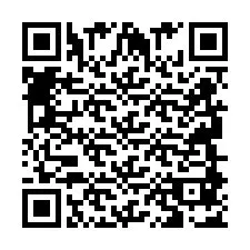 Codice QR per il numero di telefono +2694887004