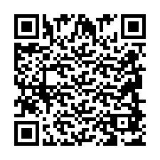 QR-code voor telefoonnummer +2694887021