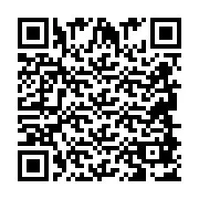 Codice QR per il numero di telefono +2694887049