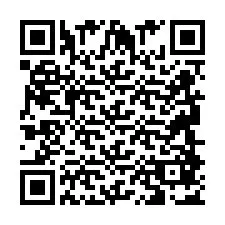 QR код за телефонен номер +2694887061