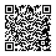 Codice QR per il numero di telefono +2694887087