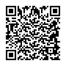 QR-код для номера телефона +2694887105