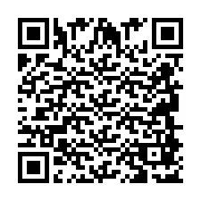 Kod QR dla numeru telefonu +2694887154