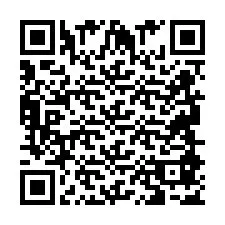 Codice QR per il numero di telefono +2694887589