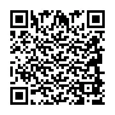 QR-код для номера телефона +2694887610