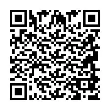 QR-код для номера телефона +2694887615