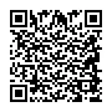 Codice QR per il numero di telefono +2694887625