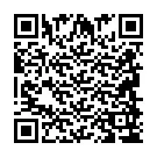 QR-koodi puhelinnumerolle +2694894365