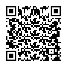 Codice QR per il numero di telefono +2694898218