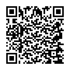 QR Code pour le numéro de téléphone +2697474386