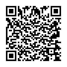 Código QR para número de telefone +2697474404