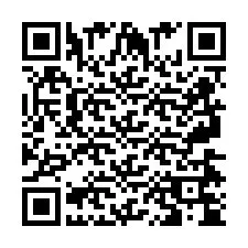 QR Code for Phone number +2697474410