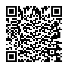 QR Code for Phone number +2697474418