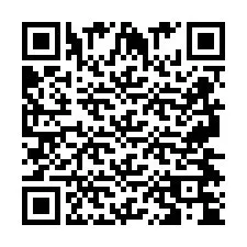 QR Code for Phone number +2697474426