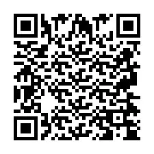 QR kód a telefonszámhoz +2697474442