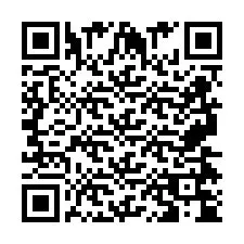 QR Code for Phone number +2697474447