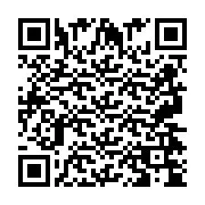 QR Code for Phone number +2697474459