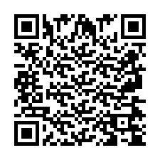 QR Code for Phone number +2697474504