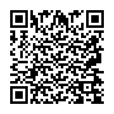 QR Code for Phone number +2697474509
