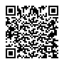 QR Code for Phone number +2697474526