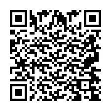 QR Code for Phone number +2697474527