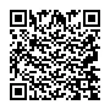 QR Code for Phone number +2697474575