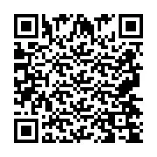 QR Code for Phone number +2697474577